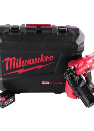 Milwaukee M18 FFN-501C Akku Nagler 18 V 50 - 90 mm Brushless + 1x Akku 5,0 Ah + Koffer - ohne Ladegerät