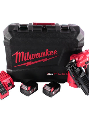 Milwaukee M18 FFN-502C Akku Nagler 18 V 50 - 90 mm Brushless + 2x Akku 5,0 Ah + Ladegerät + Koffer