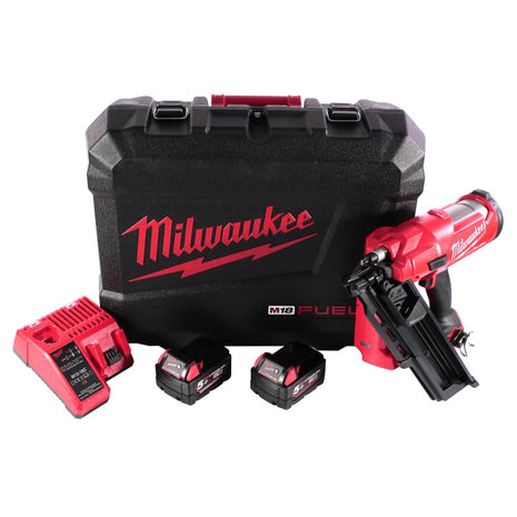 Milwaukee M18 FFN-502C Akku Nagler 18 V 50 - 90 mm Brushless + 2x Akku 5,0 Ah + Ladegerät + Koffer