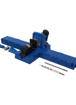 KREG Jig K5 Bohrschablone ( K5-EUR-SYS ) Taschenloch Holzverbindungssystem + Bohrschablone K5 + Sockel + Zubehör + Systainer