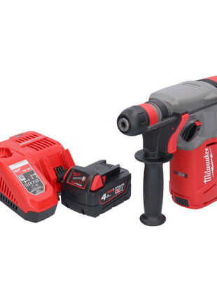 Marteau combiné à batterie Milwaukee M18 CHX-401 18 V 2,5 J SDS plus brushless + 1x batterie 4,0 Ah + chargeur