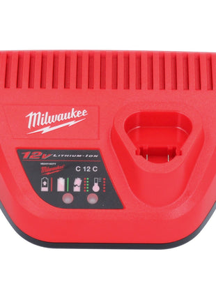 Milwaukee M12 NRG-603 Starter Set 3x 12 V 6,0 Ah Li-Ion Akku + C12 C Ladegerät - Toolbrothers