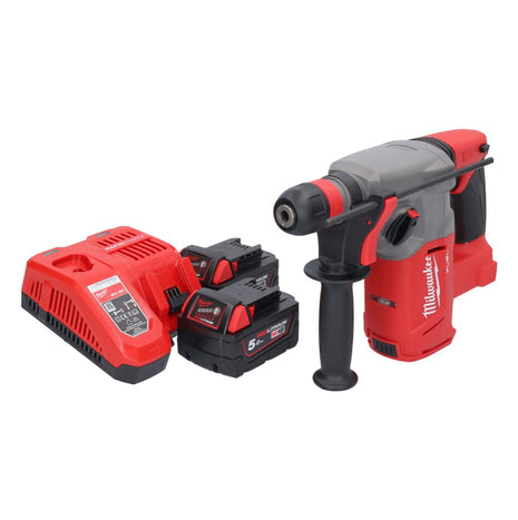 Milwaukee M18 CHX-502 Akku Kombihammer 18 V 2,5 J SDS plus Brushless + 2x Akku 5,0 Ah + Ladegerät