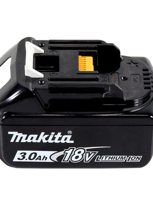 Tijeras para césped a batería Makita DUM 604 F1 18 V + mango alargador con rodillo + 1x batería 3,0 Ah - sin cargador