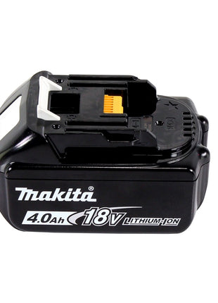 Tijeras para césped a batería Makita DUM 604 M1 18 V + mango alargador con rodillo + 1x batería 4,0 Ah - sin cargador