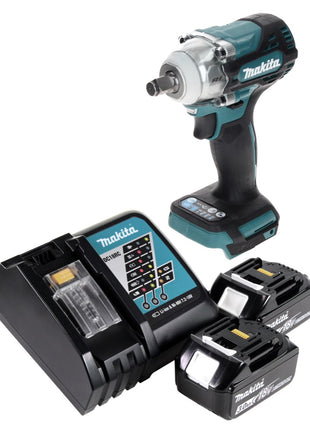 Makita DTW 300 RF Akku Schlagschrauber 18 V 330 Nm 1/2" Brushless + 2x Akku 3,0 Ah + Ladegerät