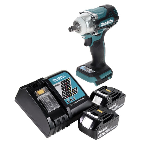 Makita DTW 300 RF Visseuse à chocs sans fil 18 V 330 Nm 1/2" brushless + 2x Batteries 3,0 Ah + Chargeur