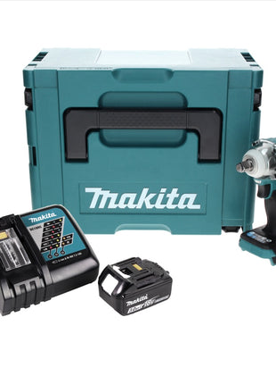 Makita DTW 300 RF1J akumulatorowy klucz udarowy 18 V 330 Nm 1/2" bezszczotkowy + 1x akumulator 3,0 Ah + ładowarka + Makpac