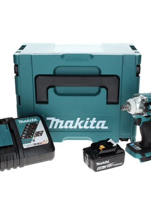 Makita DTW 300 RT1J Akku Schlagschrauber 18 V 330 Nm 1/2" Brushless + 1x Akku 5,0 Ah + Ladegerät + Makpac