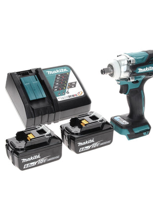 Makita DTW 300 RG Akku Schlagschrauber 18 V 330 Nm 1/2" Brushless + 2x Akku 6,0 Ah + Ladegerät