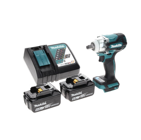 Avvitatore a impulsi a batteria Makita DTW 300 RG 18 V 330 Nm 1/2" brushless + 2x batteria ricaricabile 6,0 Ah + caricatore