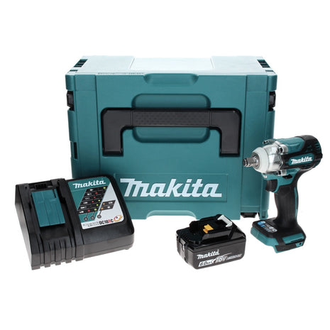 Makita DTW 300 RG1J Avvitatore ad impulsi a batteria 18V 330Nm 1/2" Brushless + 1x Batteria 6,0 Ah + Caricabatterie + Valigetta Makpac