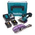 Makita DUM 604 RTXJ Akku Grasschere 18 V mit Gras- und Strauchscherblatt + 2x Akku 5,0 Ah + Ladegerät + Makpac