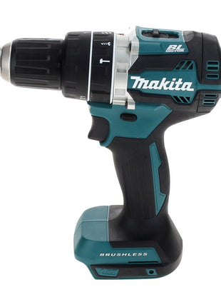 Makita DHP 484 SFTX Akku Schlagbohrschrauber 18 V 54 Nm Brushless + 2x Akku 3,0 Ah + Ladegerät + 70 tlg. Bit Bohrer Set + TX Alu Koffer