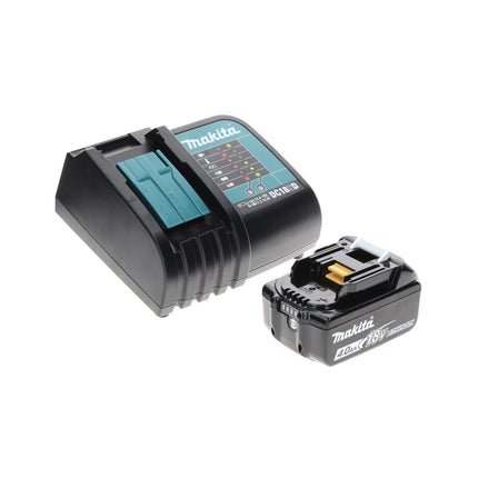 Makita DHP 484 SM1TX Trapano avvitatore con percussione a batteria 18V 54Nm + 1x Batteria 4,0 Ah + Caricabatterie + Set 70 punte + Valigetta in alluminio TX