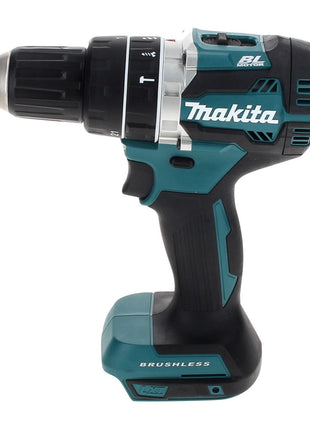 Makita DHP 484 T1TX Perceuse visseuse à percussion sans fil 18 V 54 Nm Brushless + 1x Batterie 5,0 Ah + Coffret aluminium TX + Jeu d’embouts et de forets, 70 pcs. - sans chargeur