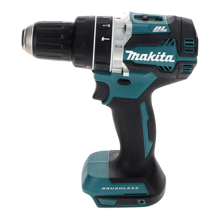 Makita DHP 484 ST1TX Trapano avvitatore con percussione a batteria 18V 54Nm + 1x Batteria 5,0 Ah + Caricabatterie + Set 70 punte + Valigetta in alluminio TX