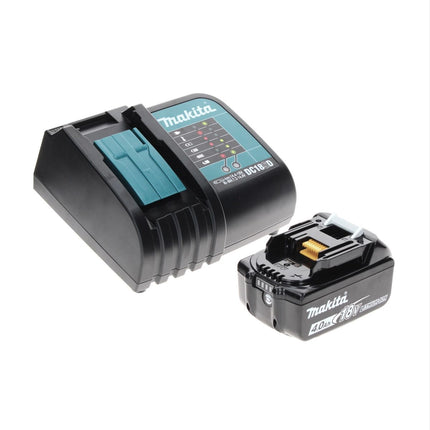 Makita DHP 482 SM1TX Trapano avvitatore con percussione a batteria 18 V 62 Nm + 1x Batteria 4,0 Ah + Caricabatterie + Set 70 punte + Valigetta in alluminio TX