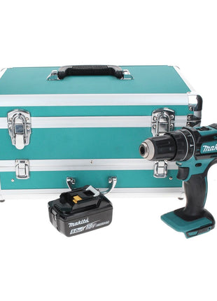 Makita DHP 482 T1TX Perceuse visseuse à percussion sans fil 18 V 62 Nm + 1x Batterie 5,0 Ah + Coffret aluminium TX + Jeu d’embouts et de forets, 70 pcs. - sans chargeur