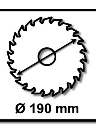 Makita CCM19024G SPECIALIZED EFFICUT Sägeblatt 190 x 30 x 1,0 mm 2 Stk. ( 2x B-64191 ) 24 Zähne für Holz