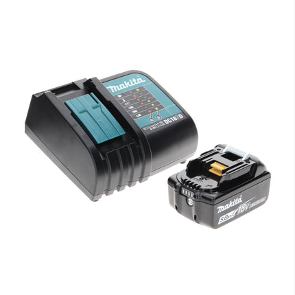 Makita DHP 456 ST1TX Trapano avvitatore con percussione a batteria 18 V 50 Nm + 1x Batteria 5,0 Ah + Caricabatterie + Set di 70 punte + Valigetta in alluminio TX