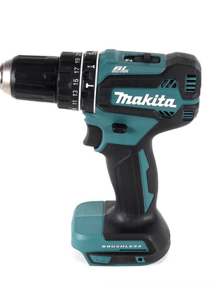 Makita DHP 485 SM1TX Perceuse à percussion sans fil 18 V 50 Nm Brushless + 1x Batterie 4,0 Ah + Chargeur + Coffret aluminium TX + Jeu d’embouts et de forets, 70 pcs.