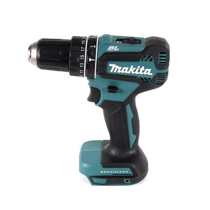 Makita DHP 485 SM1TX Trapano avvitatore con percussione a batteria 18V 50Nm + 1x Batteria 4,0 Ah + Caricabatterie + Set 70 punte + Valigetta in alluminio TX