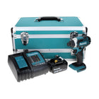 Makita DTD 152 SF1TX Akku Schlagschrauber 18 V 165 Nm + 1x Akku 3,0 Ah + Ladegerät + 70 tlg. Bit Bohrer Set + TX Alu Koffer