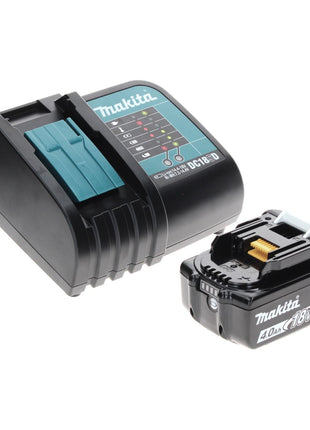 Makita DTD 152 SM1TX Visseuse à chocs sans fil 18 V 165 Nm + 1x Batterie 4.0 Ah + Chargeur + Jeu de mèches 70 pièces + Mallette TX