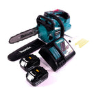 Makita DUC 256 RM Motosega a batteria 36 V ( 2x 18 V ) Brushless 25 cm + 2x batteria 4,0 Ah + caricabatteria
