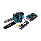 Makita DUC 256 PM Motosega a batteria 36 V ( 2x 18 V ) Brushless 25 cm + 2x batteria 4,0 Ah + doppio caricabatteria
