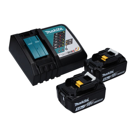 Makita DUC 256 RT Motosega a batteria 36 V ( 2x 18 V ) Brushless 25 cm + 2x batteria 5,0 Ah + caricabatterie