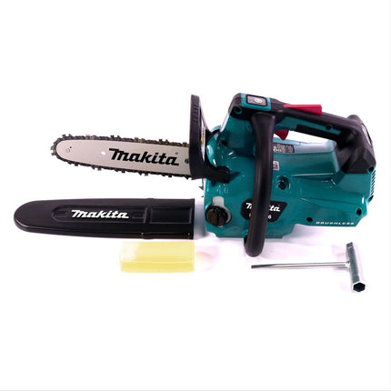 Makita DUC 256 PG Motosega a batteria 36 V ( 2x 18 V ) Brushless 25 cm + 2x batteria 6,0 Ah + doppio caricabatteria