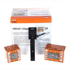 HECO Clipper Set 50 Stk. 120 - 150 mm Unsichbare Befestigung für Dielen ( 49773 )