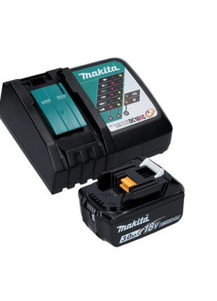 Makita DGA 506 RF1J Akku Winkelschleifer 18 V 125 mm Brushless + 1x Akku 3,0 Ah + Ladegerät + Makpac