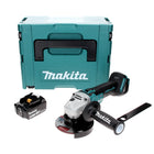 Makita DGA 506 M1J Smerigliatrice angolare a batteria 18V 125mm Brushless + 1x Batteria 4,0 Ah + Valigetta Makpac - senza caricatore