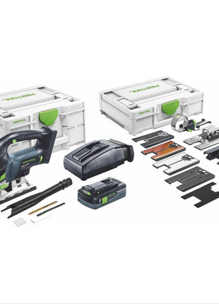 Festool CARVEX PSBC 420 HPC 4,0 EBI-Set Akku Pendelstichsäge 18 V ( 576536 ) 120 mm Brushless + 1x Akku 4,0 Ah + Ladegerät + systainer + Zubehör - Toolbrothers