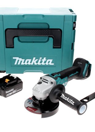 Makita DGA 506 G1J Akku Winkelschleifer 18 V 125 mm Brushless + 1x Akku 6,0 Ah + Makpac - ohne Ladegerät