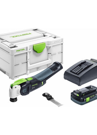 Festool VECTURO OSC 18 HPC 4,0 EI-Plus Akku Oszillierer 18 V ( 576595 ) Starlock Max Brushless + 1x Akku 4,0 Ah + Ladegerät + systainer - Toolbrothers