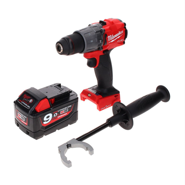 Milwaukee M18 ONEPD2-901 Trapano avvitatore con percussione a batteria 18 V con app One Key Bluetooth + 1x Batteria 9,0 Ah - senza caricabatterie