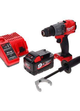 Milwaukee M18 ONEPD2-901C Perceuse à percussion sans fil 18 V 135 Nm Brushless One Key Bluetooth + 1x Batterie 9,0 Ah + Chargeur