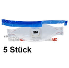 3M FFP3 Aura 9332+ Atemschutzmaske mit Ventil 5 Stück ( 7100140354 ) EN149:2001 FFP3 NR D für Dämmstoffe und Hartholz