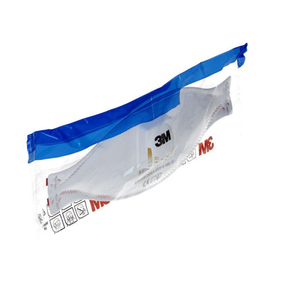 3M FFP3 Aura 9332+ Mascherina respiratoria con valvola 10 pz. EN149:2001 FFP3 NR D - per materiali isolanti e legno duro