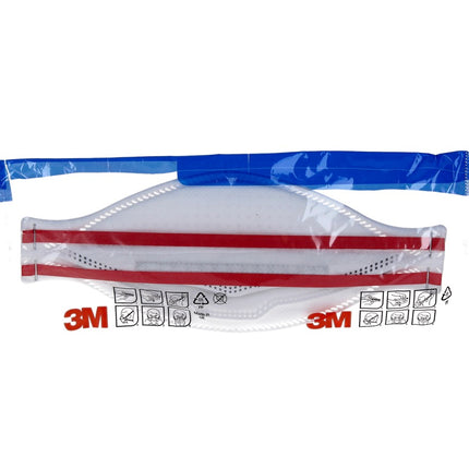 3M FFP3 Aura 9332+ Mascherina respiratoria con valvola 10 pz. EN149:2001 FFP3 NR D - per materiali isolanti e legno duro