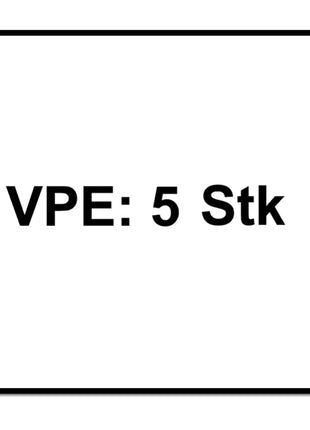 Metabo Sacs pour déchets en PE - 25 L - 5 pièces. pour ASR 2025 / ASR 25 M SC / ASR 25 L SC / ASR 36-18 BL 25 M SC (630275000)