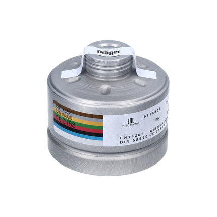 Dräger X-plore Rd40 Filtro per respiratori A1B2E2K1 Hg CO NO-P3 RD ( 6738801 ) EN148-1 per maschere X-plore 6000 / X-plore 4000
