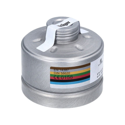 Dräger X-plore Rd40 Filtro per respiratori A1B2E2K1 Hg CO NO-P3 RD ( 6738801 ) EN148-1 per maschere X-plore 6000 / X-plore 4000