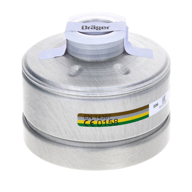 Dräger X-plore Rd40 Atemschutzfilter A2B2E2K2 EN14387 ( 6738804 ) für X-plore 6000 Vollmaske und Halbmaske X-plore 4000