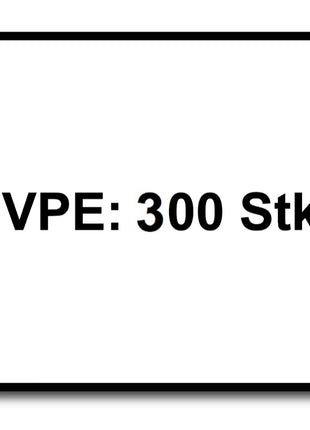 SPAX Flachrückwandkopf Schraube 3,0 x 20 mm 300 Stk. ( 0151010300203 ) Torx T-STAR Plus T10 für Rückwände ohne Linse Vollgewinde Wirox 4Cut