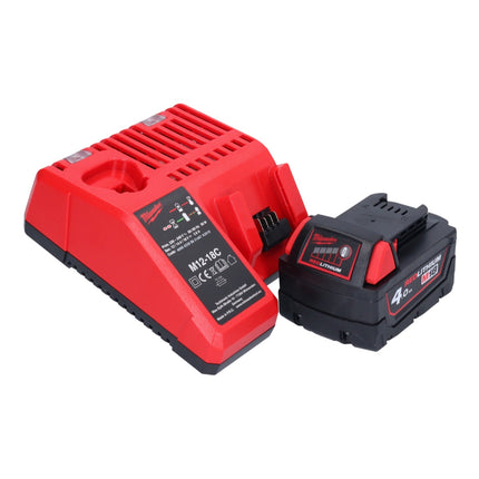 Pistola ad aria calda a batteria Milwaukee M18 BHG-401 18 V 470 °C + 1x batteria ricaricabile 4,0 Ah + caricatore